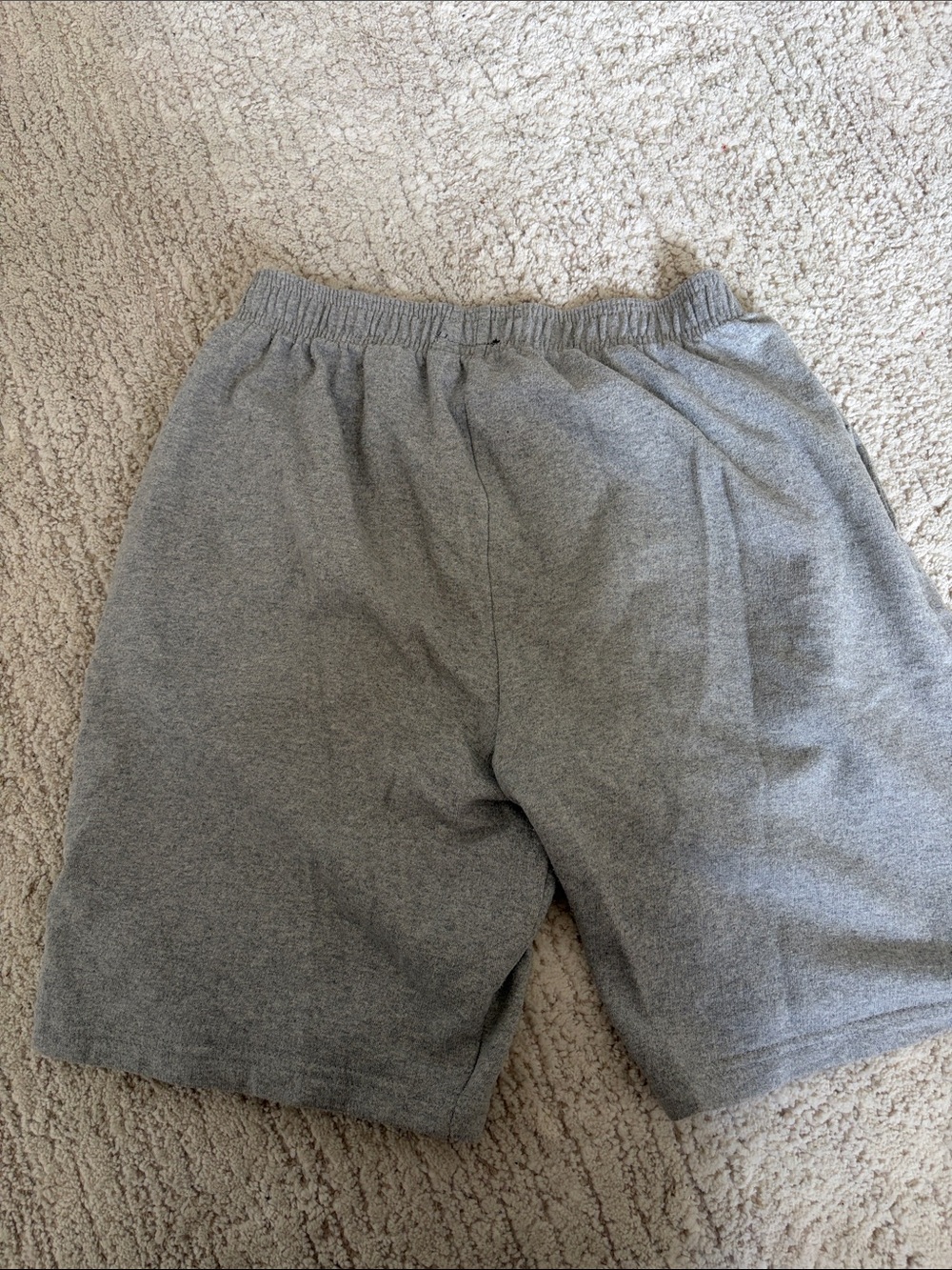 Grey athletic shorts